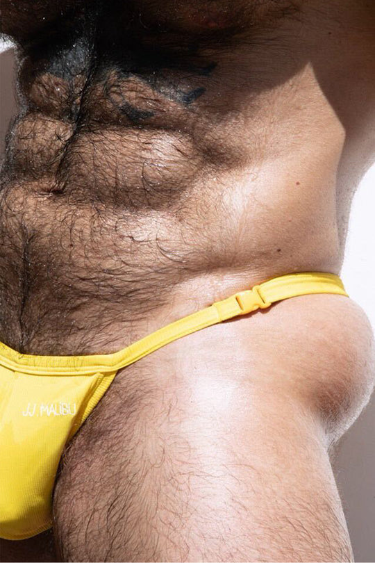 G String V Back Jockstrap - Canary Yellow