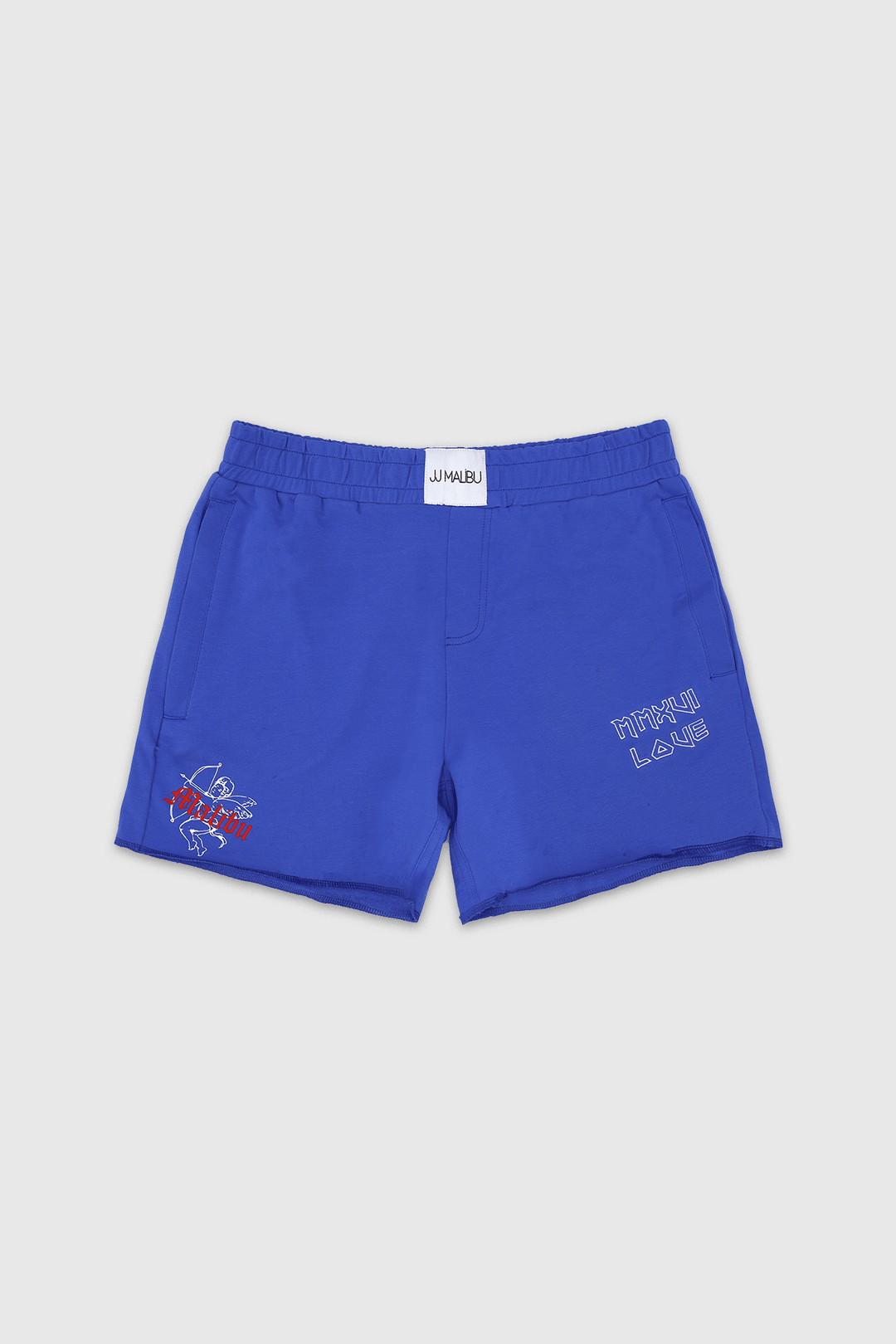 Call You Tonight 5" Short Shorts w/ Elastic Waistband - Blue