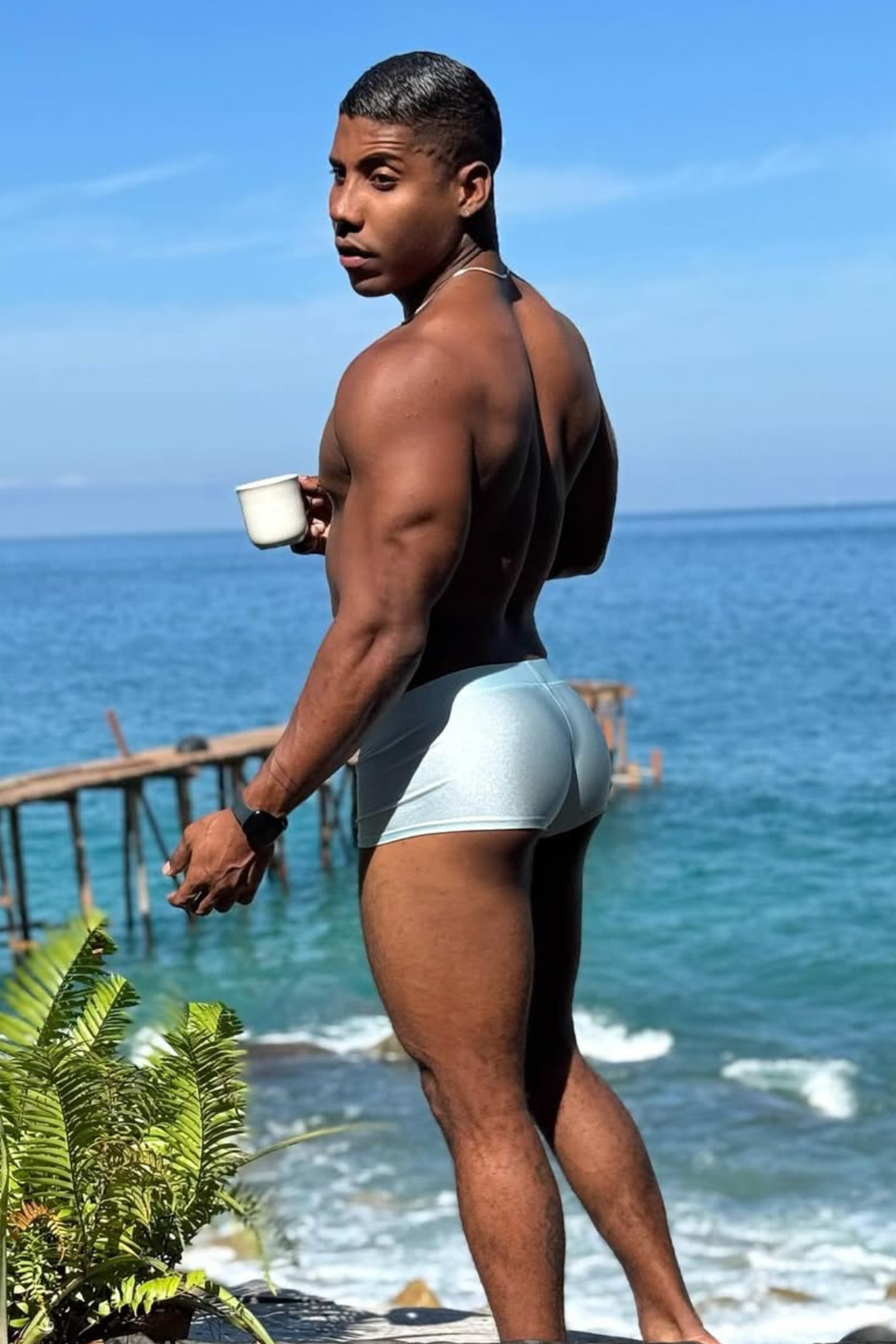 Dynamic Sheen Boxer Briefs - Arctic Blue