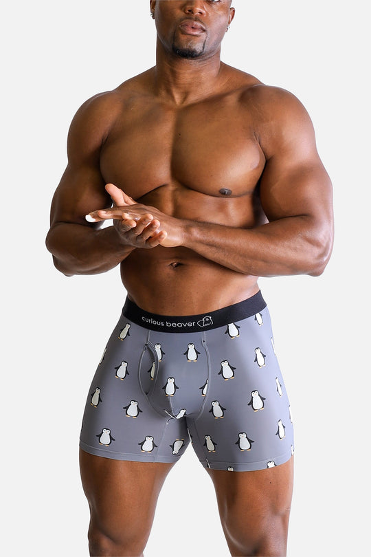 Men's Boxer Briefs - Penguins