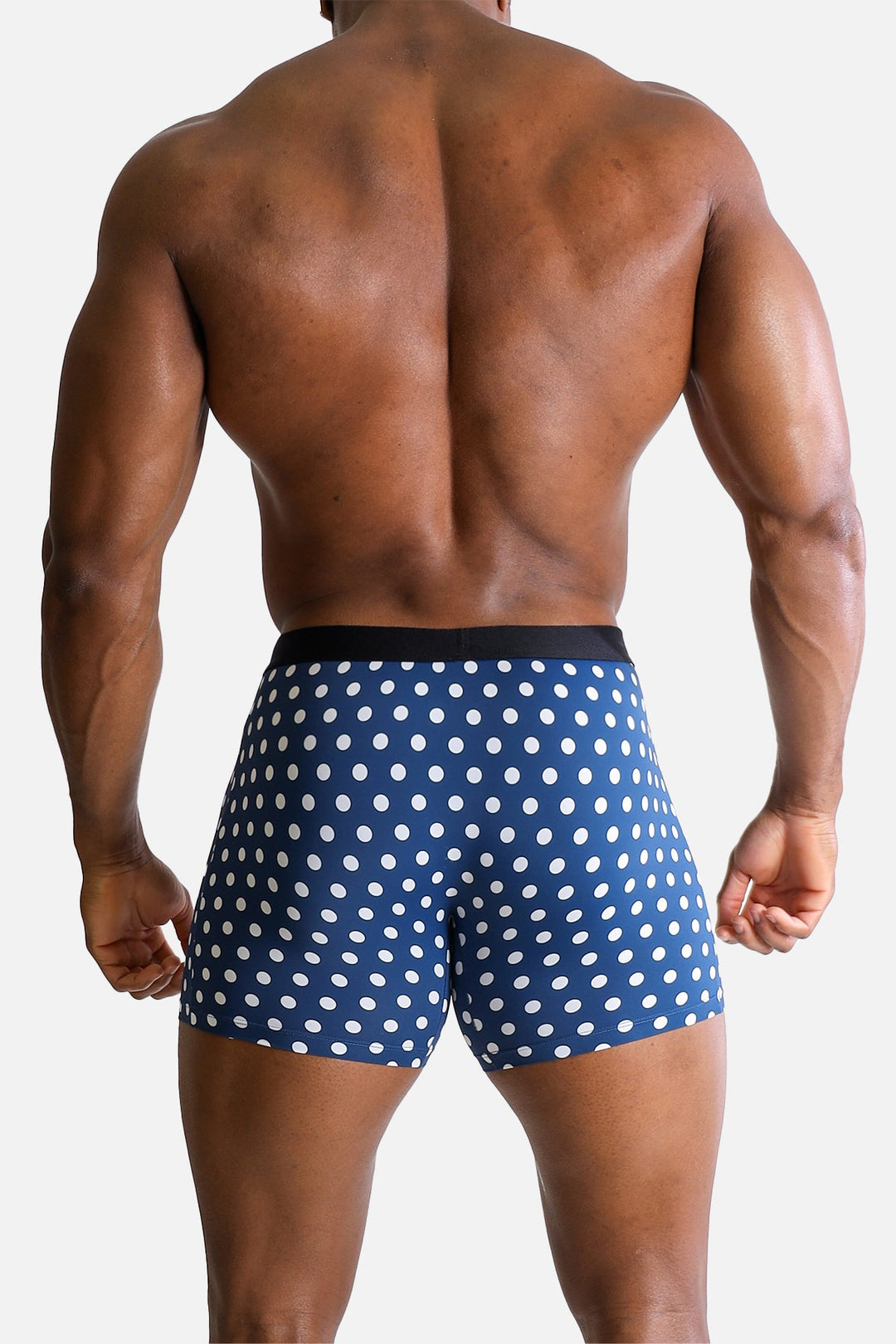 Men's Boxer Briefs - Polka Dots