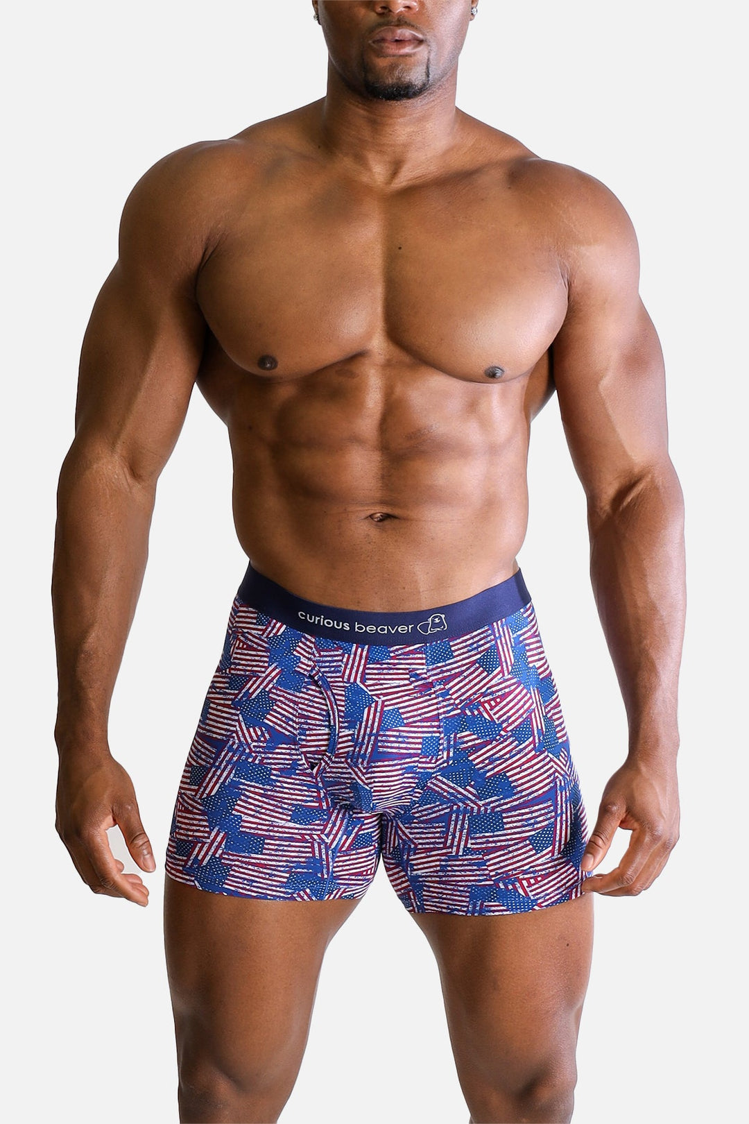 Men's Boxer Briefs - USA Flag