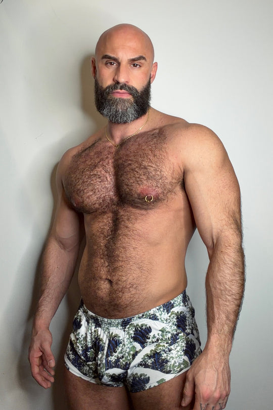 Stretch-It 2" Athletic Short Shorts - Waves