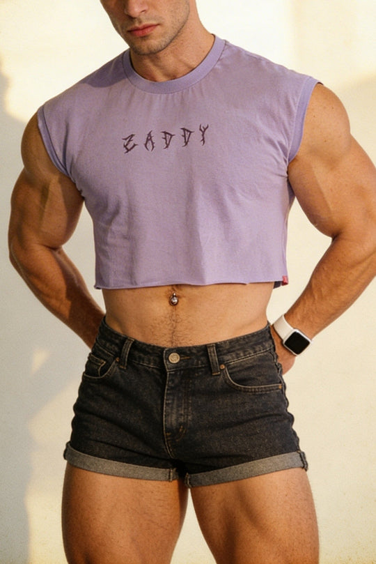 Escapism Muscle-Fit Crop Tank - Zaddy