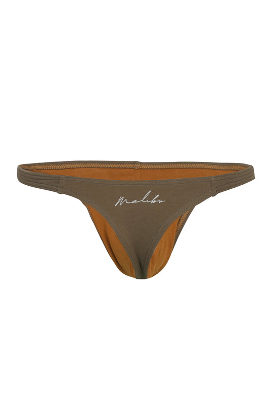 Cheeky Classic G-String Thong - Army Green