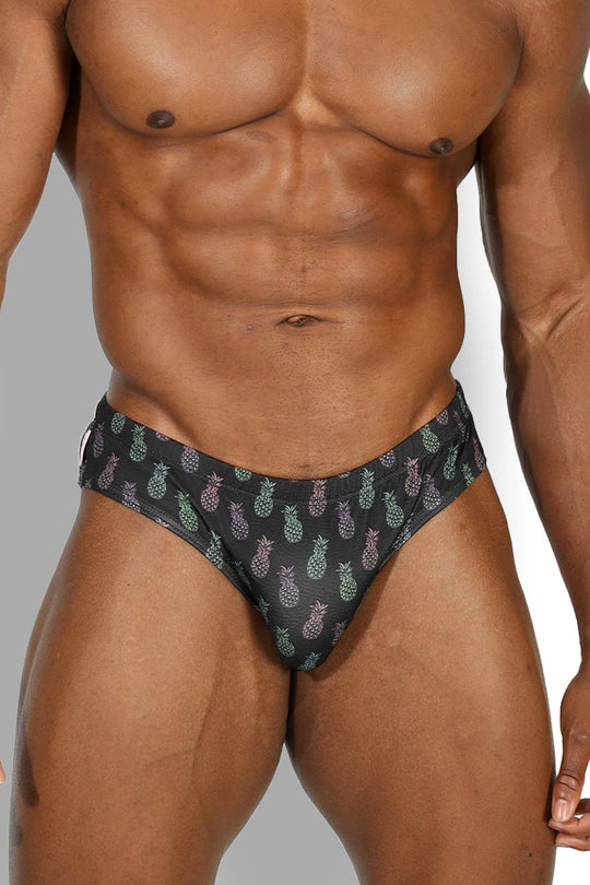 Wet-N-Wild Swim Briefs - Pineapple Fest