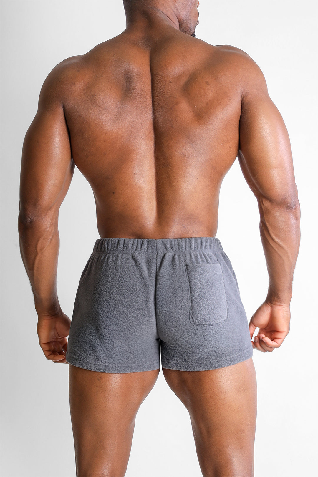 Luxe Plush Fleece 2" Short Shorts - Grey