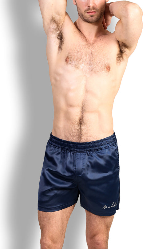 ShimmerFlex Active Shorts - Navy