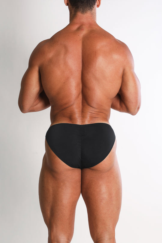 Premium Modal Scrunch-Back Brief - Midnight Black