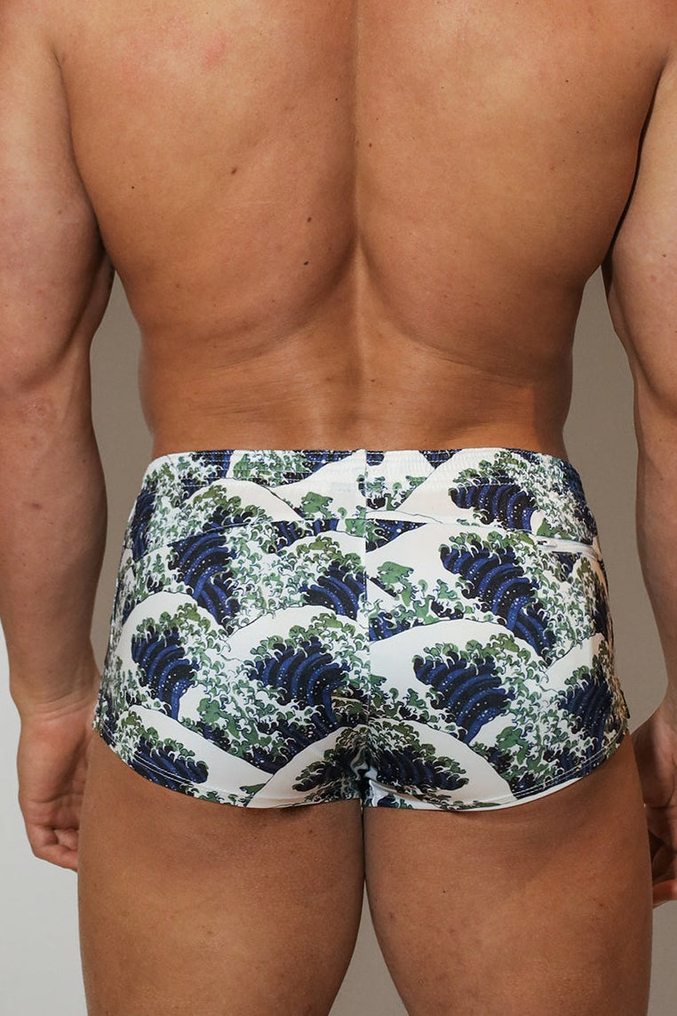 Stretch-It 2" Athletic Short Shorts - Waves