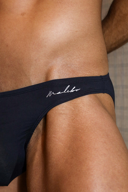 Premium Modal Scrunch-Back CHEEKY Brief - Black