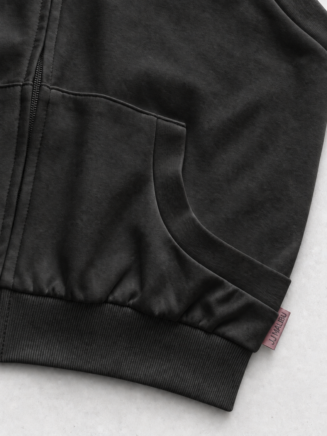 Open Back Sleeveless Hoodie - Midnight Black