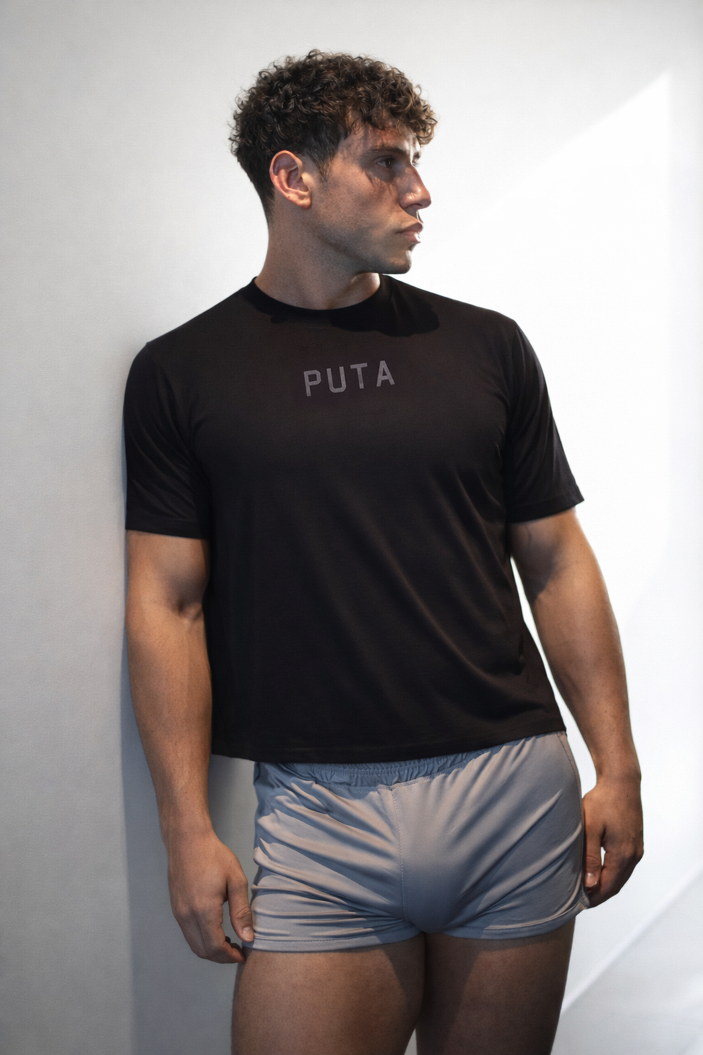 Oversized Relaxed Crop Top - Puta