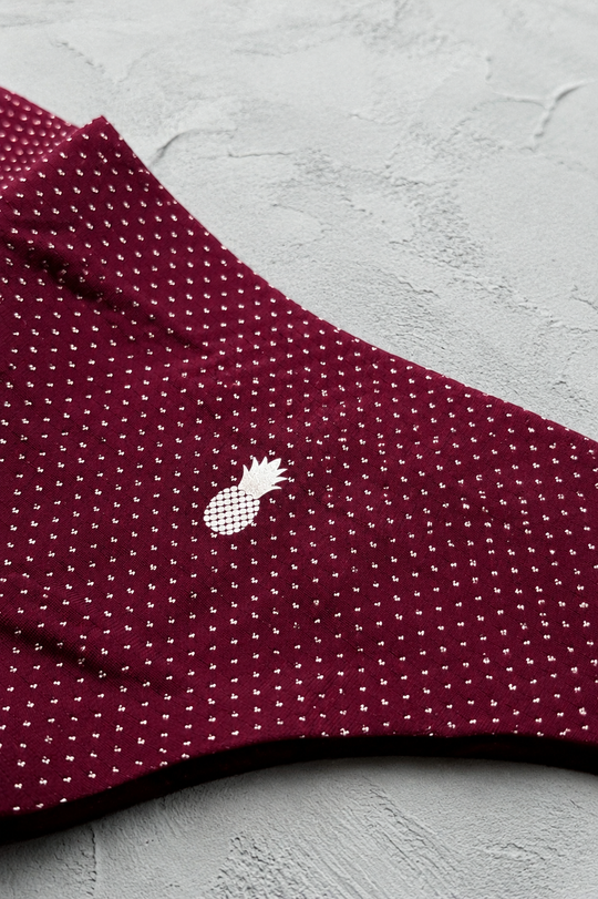 Shimmer Knit Seamless Briefs - Maroon