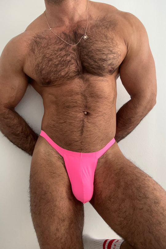 Seamless G-String Thong - Hot Pink