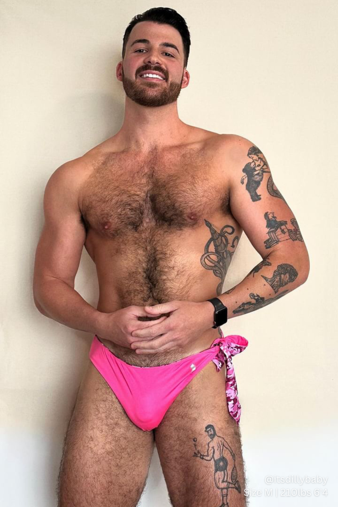 Side-Tie Swim Briefs - Reversible-Pink/Camo